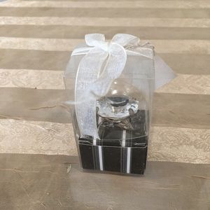 KateAspen diamond ring keychain.